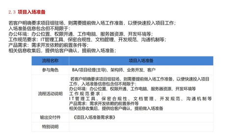 軟件公司項目產品開發全流程及交付物,附案例